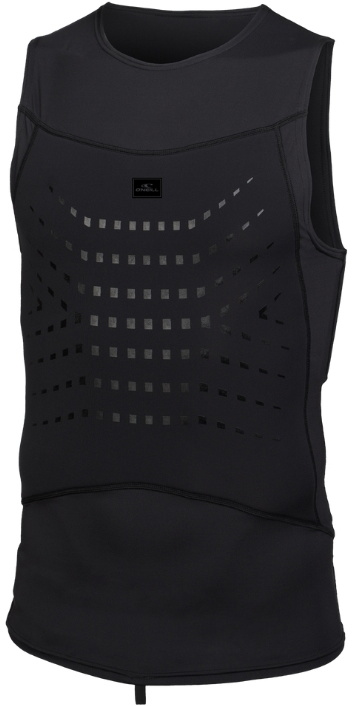 2025 O'Neill Mens Neoprene Skins Rib Cage Vest 5622 - Black